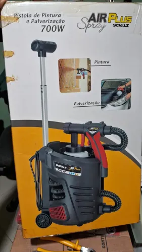 Pistola de pintura pulverizadora elétrica