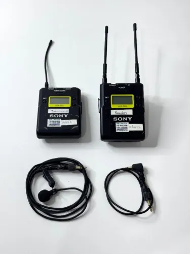 Microfone de Lapela Sony Uwp-d11 (UTX-B03 / URX-P03)