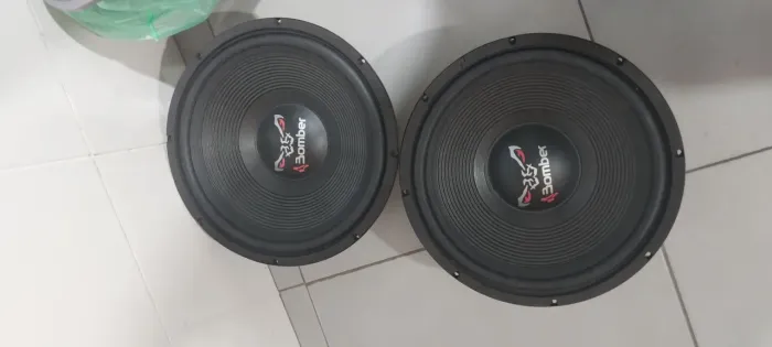 Subwoofer 15 polegadas cada um