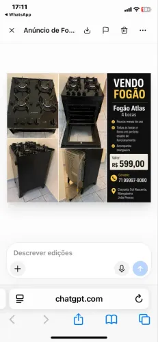 FOGÃO ATLAS