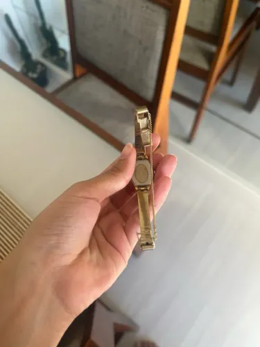 Relógio Seiko Feminino Vintage Dourado Banhado a Ouro