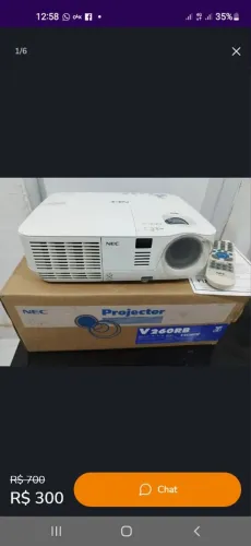 Projetor de imagem neo 115 220v não sai áudio imagem top