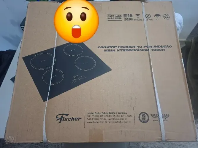 Cooktop zero na caixa