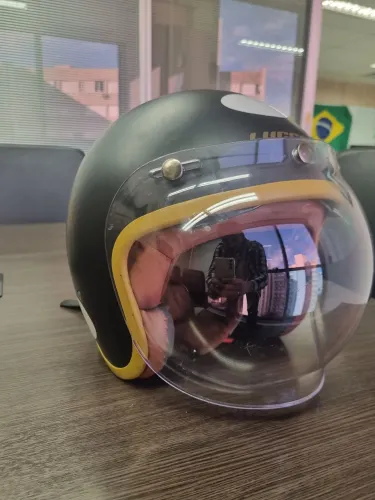Capacete Lucca Sublime Blackout Brown tam. 62