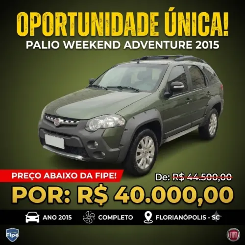 Fiat Palio Week. Adv/adv Tryon 1.8 MPI Flex 2015
