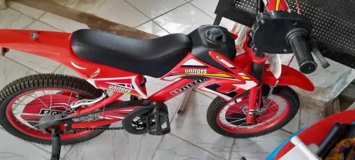Bicicleta estilo moto