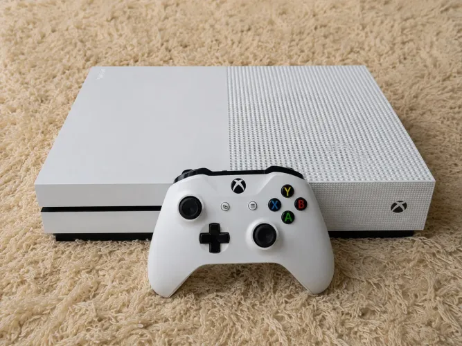 Xbox One S 1TB Branco + Controle Original - Excelente Estado