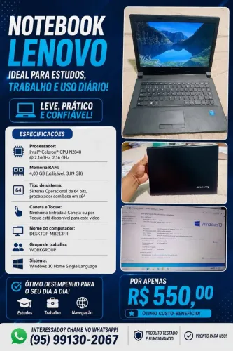 Notebook Lenovo 