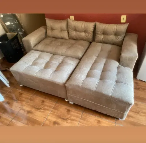 SOFÁ . Chaise Chaise . Mega mega bege