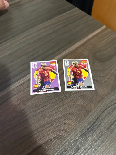 Panini Extra Sticker Lamine Yamal PRATA E REGULAR