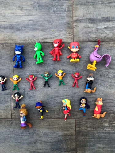 Brinquedos, conjunto de miniaturas