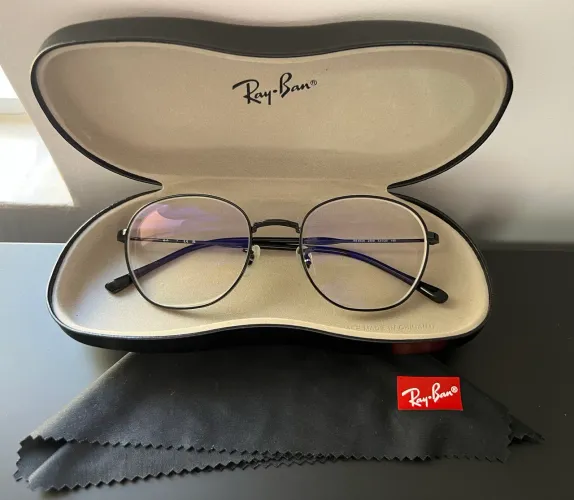 Armação Ray-Ban RB 6509 2509 53 Cor Preto
