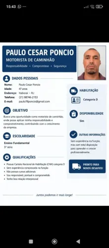 Motorista categoria D