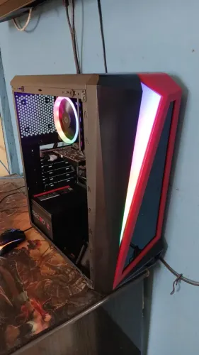 CPU AMD RYZEN 5 1600x 8gb ddr4 ssd 256gb nvme fonte 400w 80plus aceito cartão