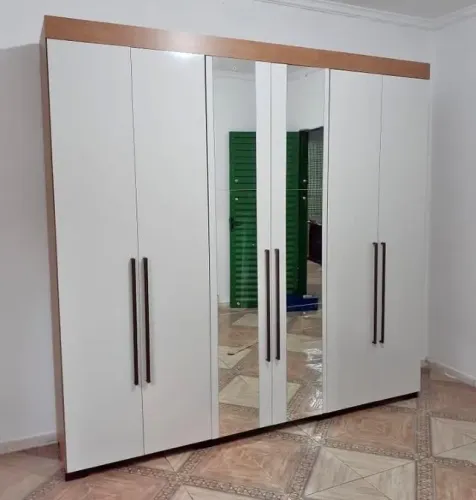 Guarda Roupa Casal 6 Portas com Espelho 2 Gavetas (NOVO) Entrega Grátis! 