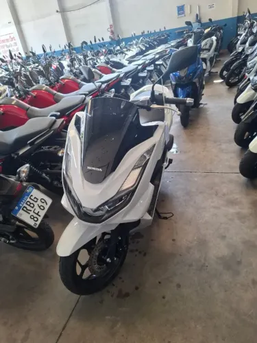 HONDA PCX 160 BRANCA 2026 pronta entrega SHALON VEICULOS CARIACICA