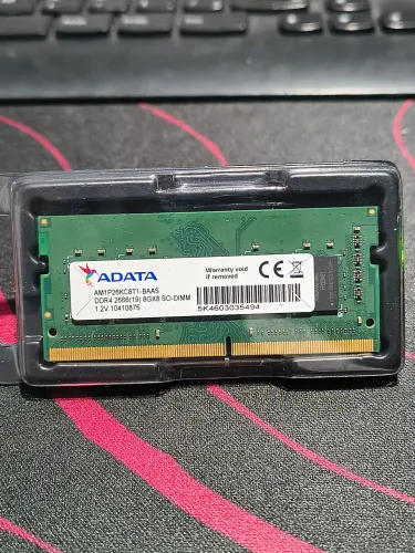 Memória RAM DDR4 8gb ADATA 2666mhrz