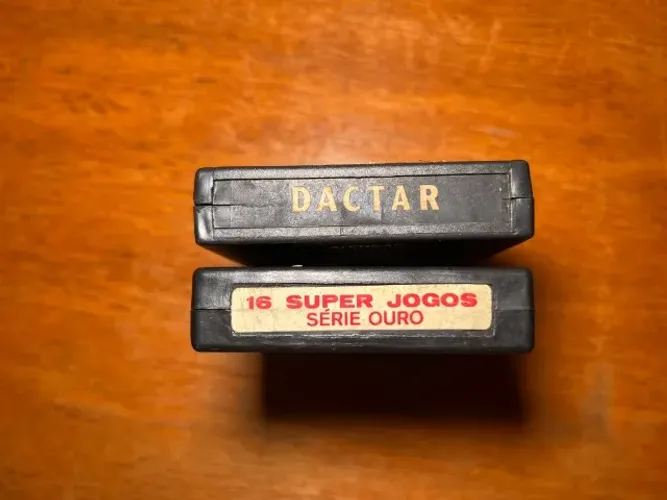 Fitas de Atari - Dactar e 16 Super Jogos (Série Ouro) - SEM TESTE