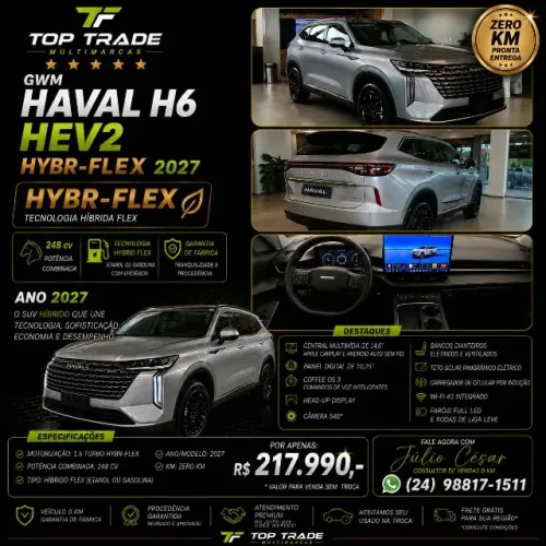 GWM Haval H6 HEV2 (híbrido) 2026