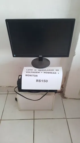 Kit Eletrônico( Regulador de Voltagem+ Monitor+ Nobreak