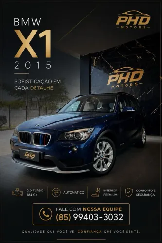 BMW X1 Sdrive 20I X-line 2.0 TB Active Flex 2015