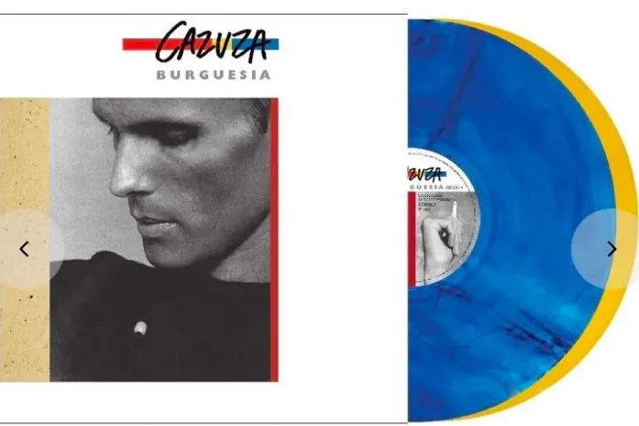 LP Vinil Cazuza - Burguesia (2LP Azul e Amarelo) Novo Lacrado