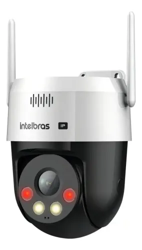 Câmera Ip Wifi Intelbras Vipw 1300 Mini Sd Audio 3mp 3.8 Ip66 sem Cartão de Memória