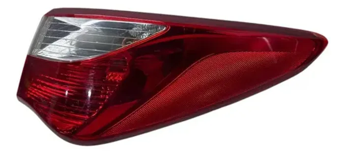 Lanterna Traseira Direita Hyundai Hb20 Sedan Até 2019 Direito/passageiro Vermelho