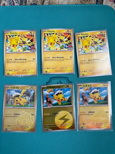 Combo 6 Cartas Pikachu