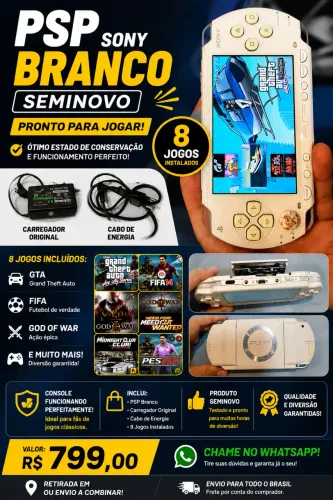 Psp com jogos