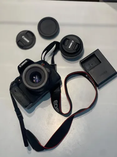Canon T6i + Lente 50mm + Lente 24mm + Cartão 32GB - R$ 2.500,00