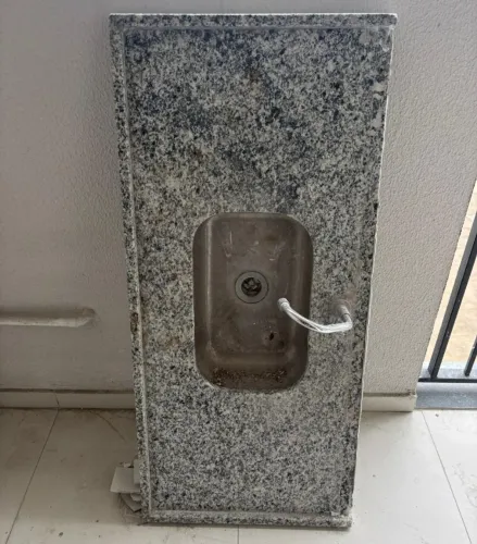 Pia cozinha mármore