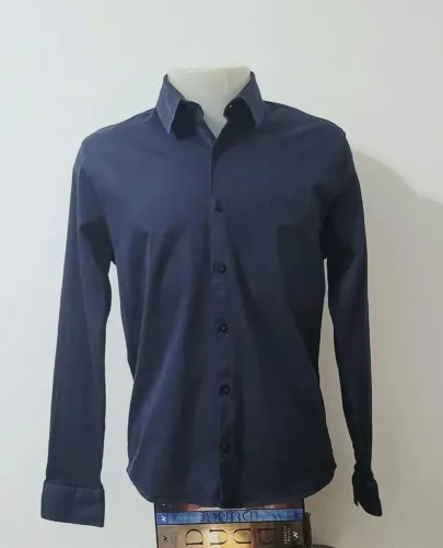 camisa azul marinho polo wear Tamanho M