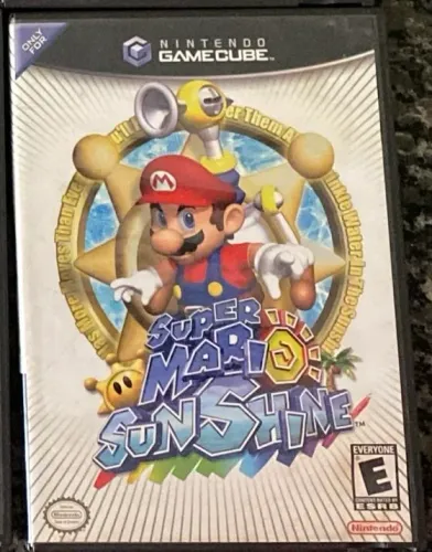Jogo Super Mario SunShine para GameCube