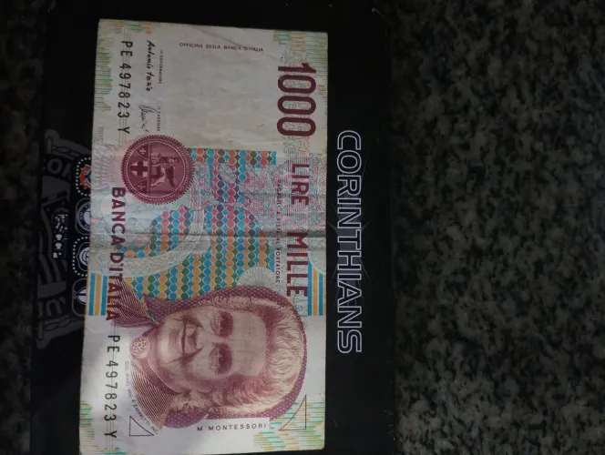 Antiguidade notas e moedas