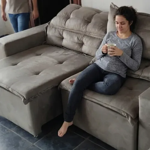 Sofá Retrátil e Reclinável