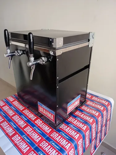 CHOPEIRA À GELO COMPLETA - EXTRATORA - CO2 4KG - REGULADOR DE PRESSÃO.