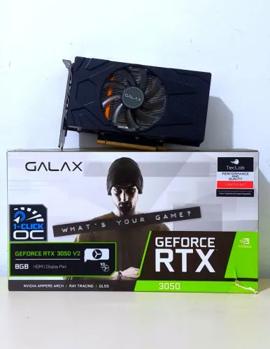 RTX 3050 8GB GDDR6 128BITS GALAX 1 CLICK OC PREÇO FINAL!
