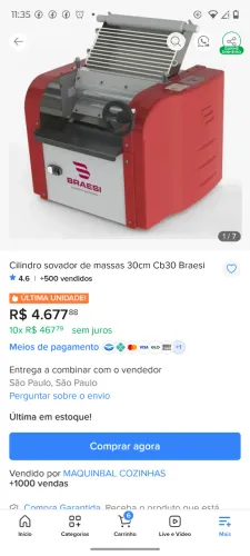 Cilindro para massa pastel,pizza
