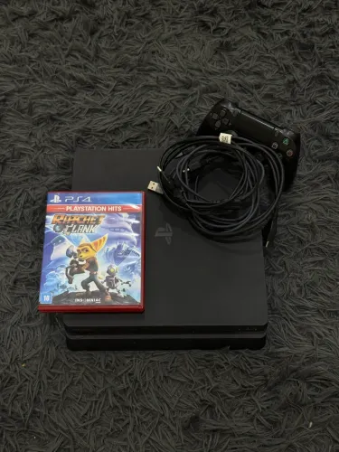 Playstation 4 Slim - 1Tb - Com Jogo e Garantia