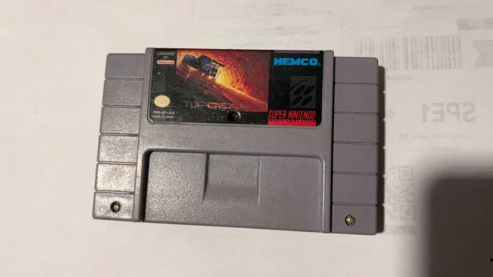 Top gear II super Nintendo original