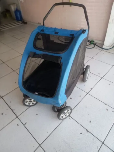 Carrinho de transporte para cachorro grande