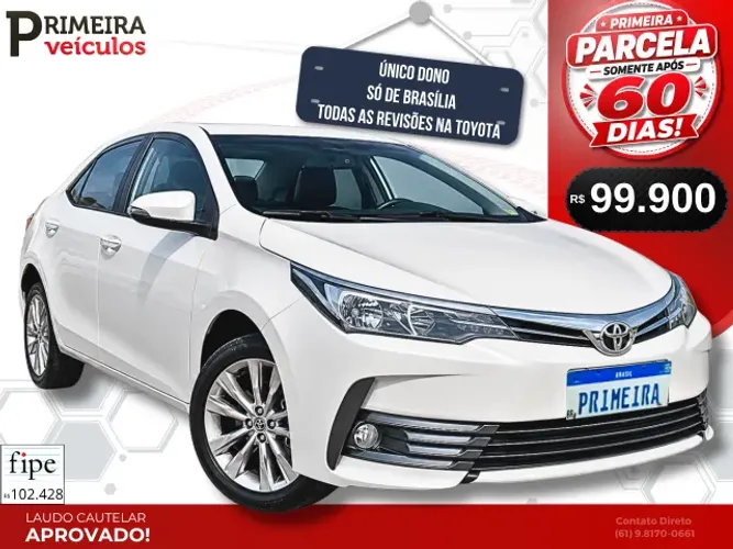 Toyota Corolla XEI 2.0 Flex 16V Aut. 2019