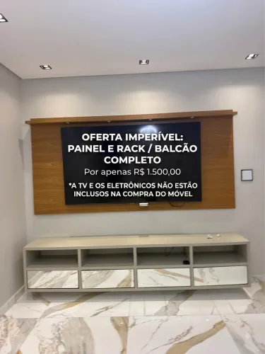 PAINEL E RACK DE TV