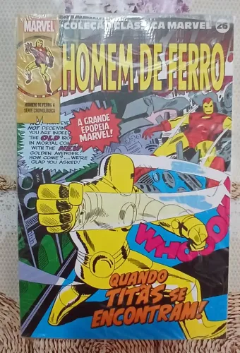 Coleção Clássica Marvel Homem de Ferro: Volume 1 a 6 Ed. Panini Série Cronológica 