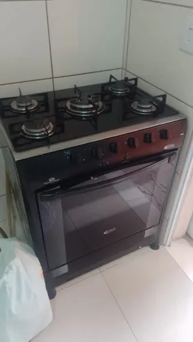 Fogão mesa de vidro 