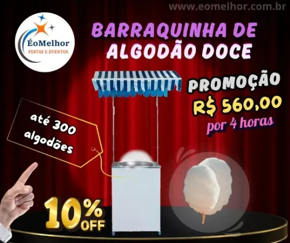 Algodõ Doce e Pipoca de Cinema