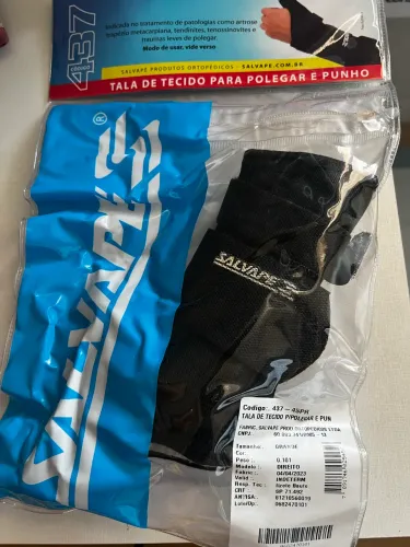 Tala para polegar e punho D