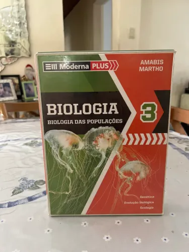 Conjunto de livros ?Biologia das populações?+ caderno de estudos