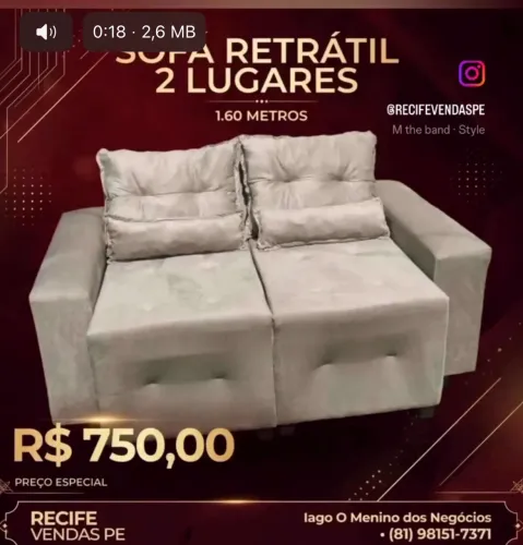 Sofá retrátil